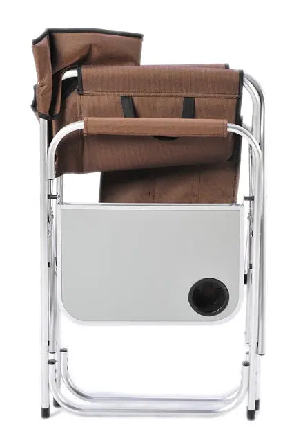 Stylish Camping Director's Chair w/ Side Table & Pockets Stylish Camping