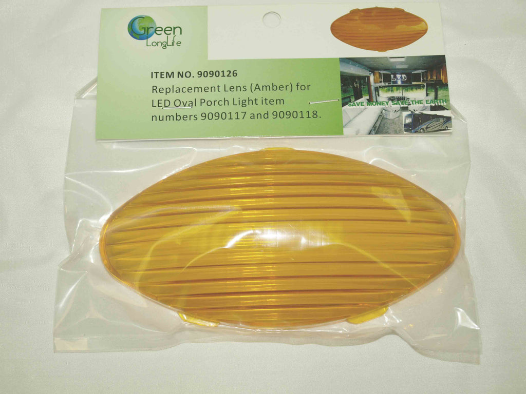 Oval Replacement Lens (Amber) Stylish Camping