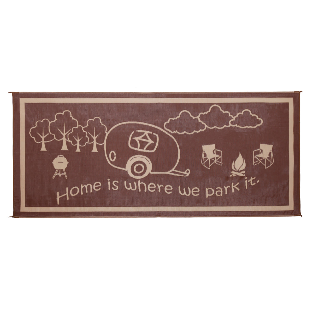 Stylish Camping RV Home Mat 8'x18'